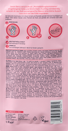 Handmaske Sweet Berry bedruckt (1 Paar), 2 St