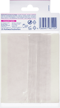 Kaltwachsstreifen Augenbrauen, 20 St
