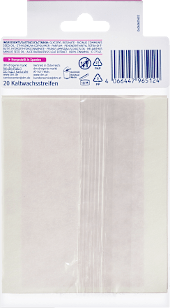 Kaltwachsstreifen Augenbrauen, 20 St