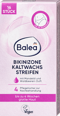 Kaltwachsstreifen Bikinizone, 16 St