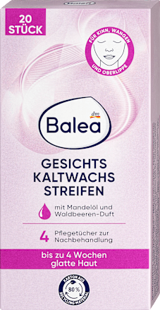 Koude waxstrips voor het gezicht, 20 stuks