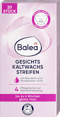 Koude waxstrips voor het gezicht, 20 stuks