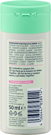 Kinder Duschgel & Shampoo 2in1 Better Together, Reisegröße, 50 ml