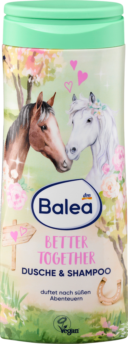 Balea Kinder Duschgel & Shampoo 2in1 Better Together, 300 ml