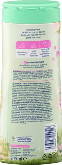 Balea Kinder Duschgel & Shampoo 2in1 Better Together, 300 ml