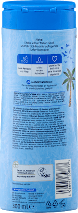 Kinder Duschgel & Shampoo 2in1 Surfosaurus, 300 ml Balea