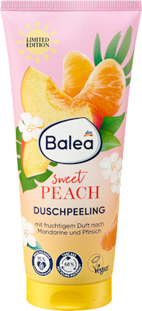 Zoete Perzik Body Scrub, 200 ml