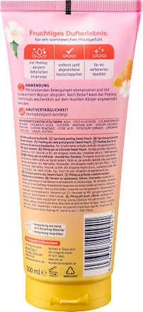 Körperpeeling Sweet Peach, 200 ml