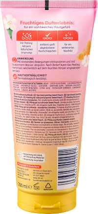 Körperpeeling Sweet Peach, 200 ml