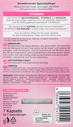 Konzentrat Augen & Lippen, 7 St Balea