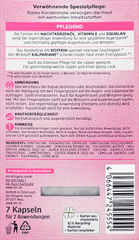 Konzentrat Augen & Lippen, 7 St Balea