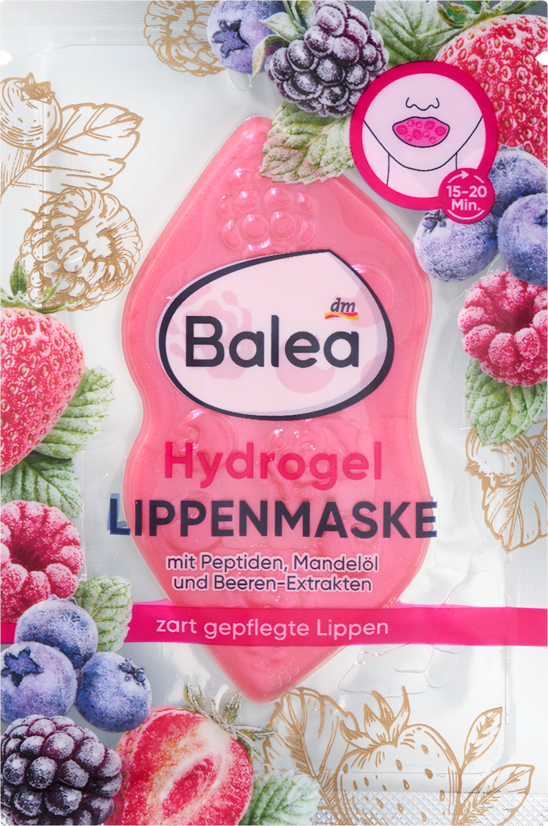 Balea Lippenmaske Hydrogel Frozen Berries, 1 St