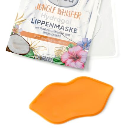 Lippenmaske Hydrogel orange, Jungle Whisper, 1 St