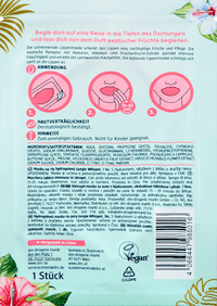 Lippenmaske Hydrogel rosa, Jungle Whisper, 1 St