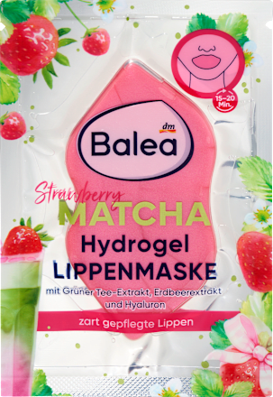 Lippenmaske Hydrogel Strawberry Matcha, 1 St