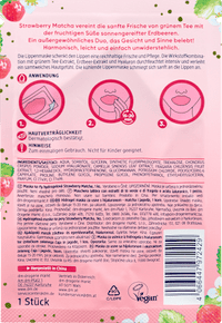 Lippenmaske Hydrogel Strawberry Matcha, 1 St