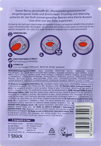 Lippenmaske Hydrogel Sweet Berry, 1 St