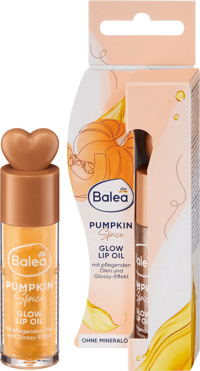 Balea Lippenöl Glow Pumpkin Spice, 5 ml