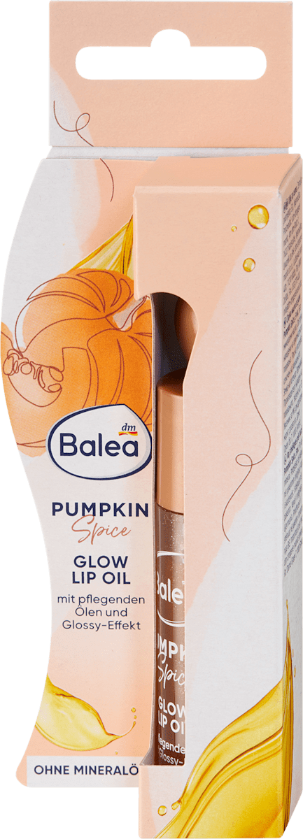 Balea Lippenöl Glow Pumpkin Spice, 5 ml