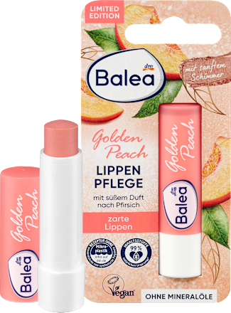 Golden Peach lippenbalsem, 4,8 g