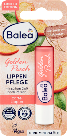 Golden Peach lippenbalsem, 4,8 g