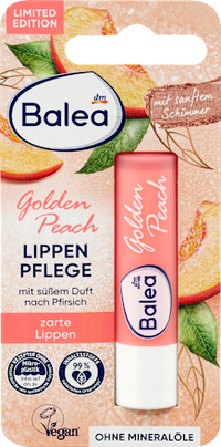 Golden Peach lippenbalsem, 4,8 g
