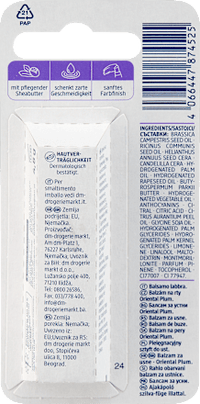 Lippenpflege Oriental Plum, 4,8 g