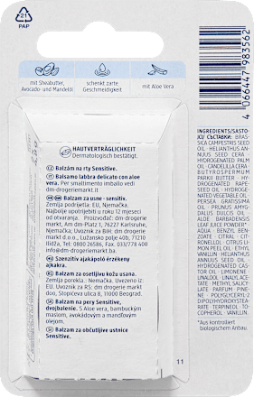 Lippenpflege Sensitive, 9,6 g