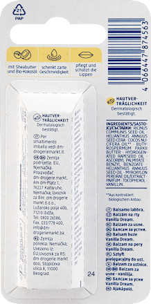 Vanilla Dream lippenbalsem, 4,8 g