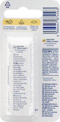 Vanilla Dream lippenbalsem, 4,8 g