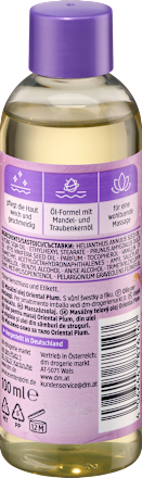 Oosterse pruimenmassageolie, 100 ml