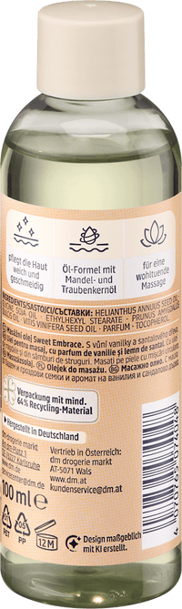 Balea Massageöl Sweet Embrace, 100 ml