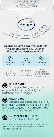 Anti-puistjes gezichtsverzorging ultra gevoelig, 50 ml