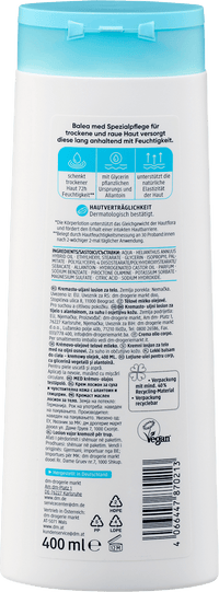 Balea med Bodylotion Creme-Öl, 400 ml