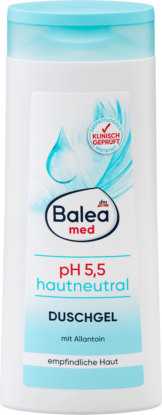 Balea med Gel douche pH 5,5 neutre pour la peau à l'allantoïne, 300 ml