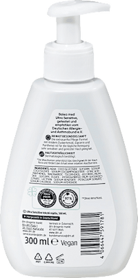 Vloeibare zeep waslotion ultra gevoelig, 300 ml