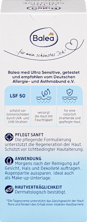 Gesichtscreme ultra sensitive LSF 50, 50 ml