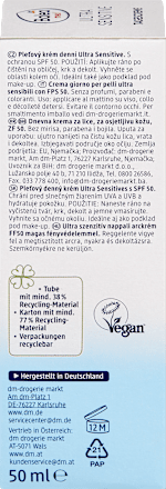 Gesichtscreme ultra sensitive LSF 50, 50 ml