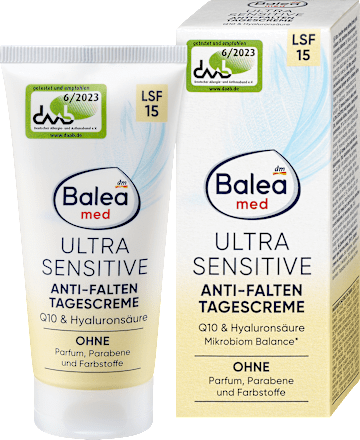 Balea med Gesichtscreme Ultra Sensitive Q10 LSF 15, 50 ml