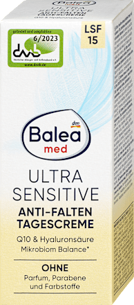 Gesichtscreme Ultra Sensitive Q10 LSF 15, 50 ml