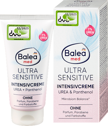 Intensivcreme Ultra Sensitive 7% Urea + Panthenol, 50 ml