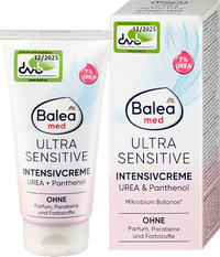 Intensivcreme Ultra Sensitive 7% Urea + Panthenol, 50 ml