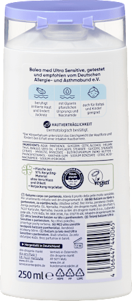 Körperbalsam Ultra Sensitive Panthenol, 250 ml Balea med