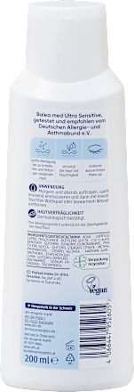 Reinigungsmilch Ultra Sensitive, 200 ml