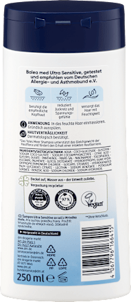 Shampoo Dode Zee Ultra Sensitief, 250 ml