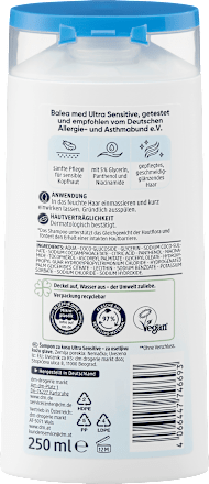 Shampoo Ultra Sensitive, 250 ml Balea med