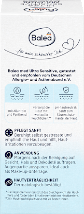 Tagescreme Ultra Sensitive, 50 ml Balea med