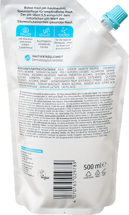 Waschlotion seifenfrei & hautneutral, Nachfüllpack, 500 ml