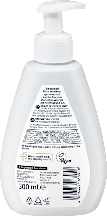 Waschlotion ulltra sensitive seifenfrei & hautneutral, 300 ml