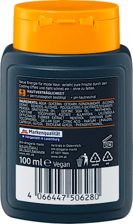 Aftershavebalsem Energie, 100 ml